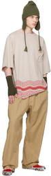 Undercoverism Beige Patch Pocket Trousers