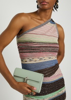 Missoni Striped Ruched Metallic-knit Mini Dress Multi Multi