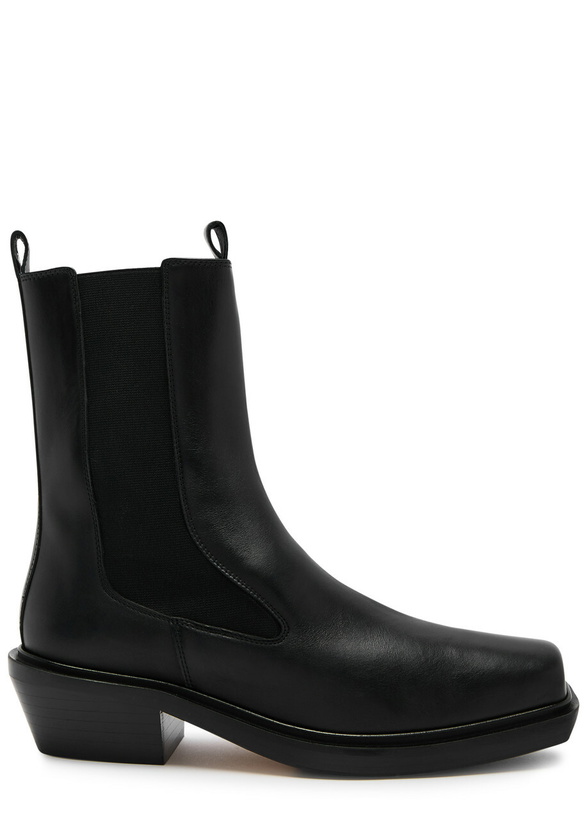 Photo: Aeyde Antonia Leather Chelsea Boots Black