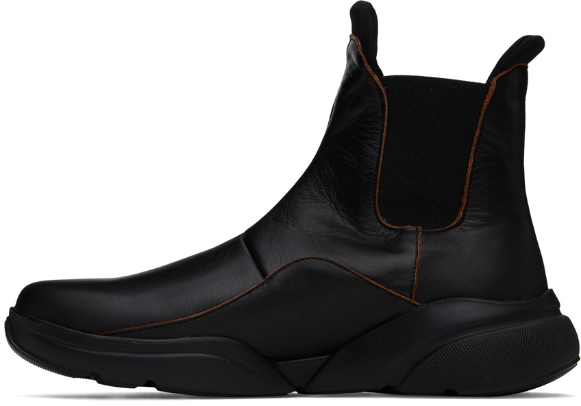 Eckhaus Latta Black Sneaker Chelsea Boots