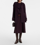Jardin des Orangers Cropped wool and cashmere trench coat
