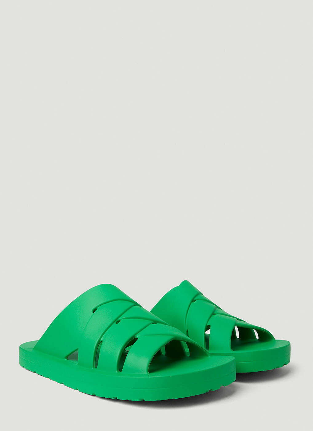 Plat Sandals in Green Bottega Veneta