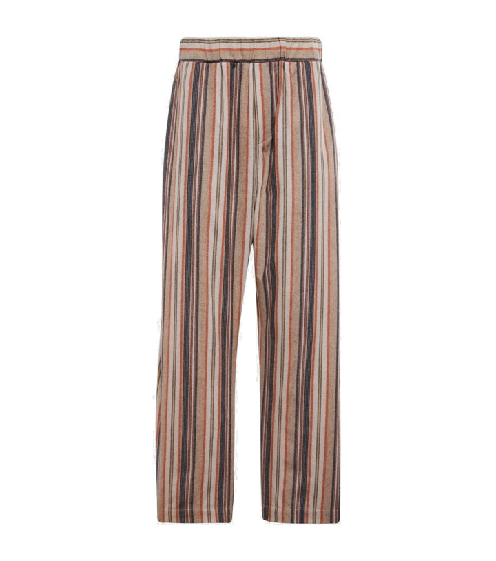 Photo: The Elder Statesman - Leisure Stripe cashmere-blend pants