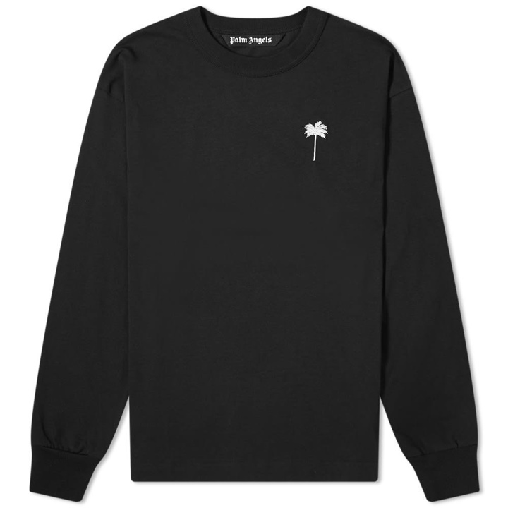 Photo: Palm by Palm Angels Long Sleeve Big Palm Back Print Tee