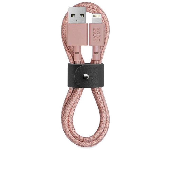 Photo: Native Union 1.2m Lightning Belt Cable in Rose