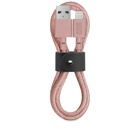 Native Union 1.2m Lightning Belt Cable in Rose