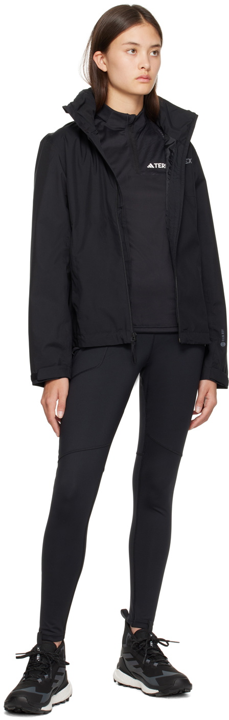 adidas Originals Black Half-Zip Top