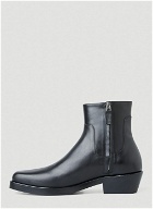 Western Ankle Boot in Black