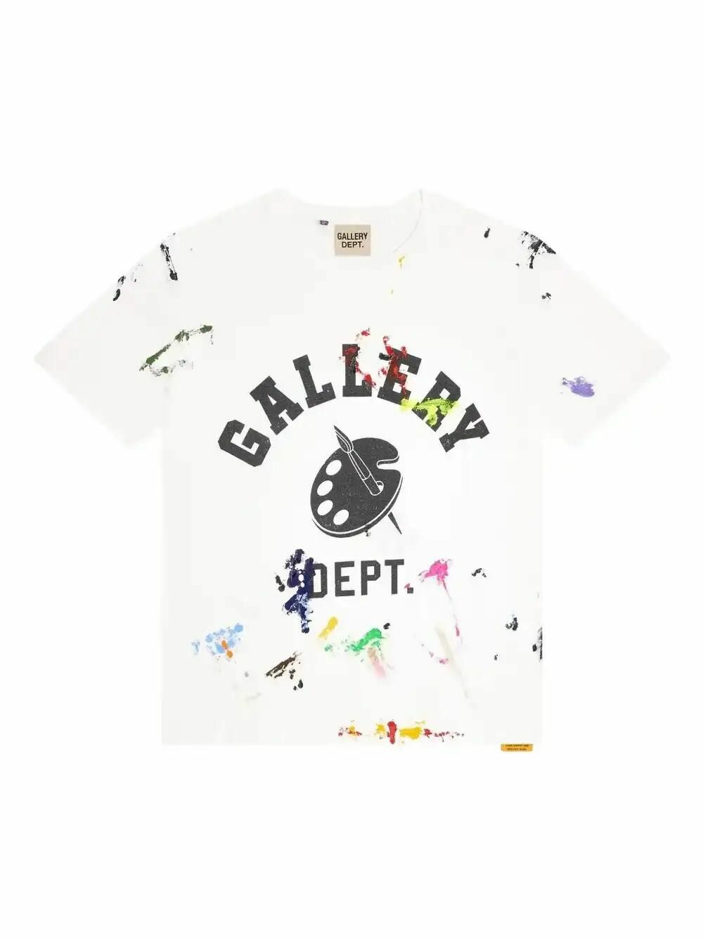 Gallery Dept. - Glittered Logo-Print Cotton-Jersey T-Shirt