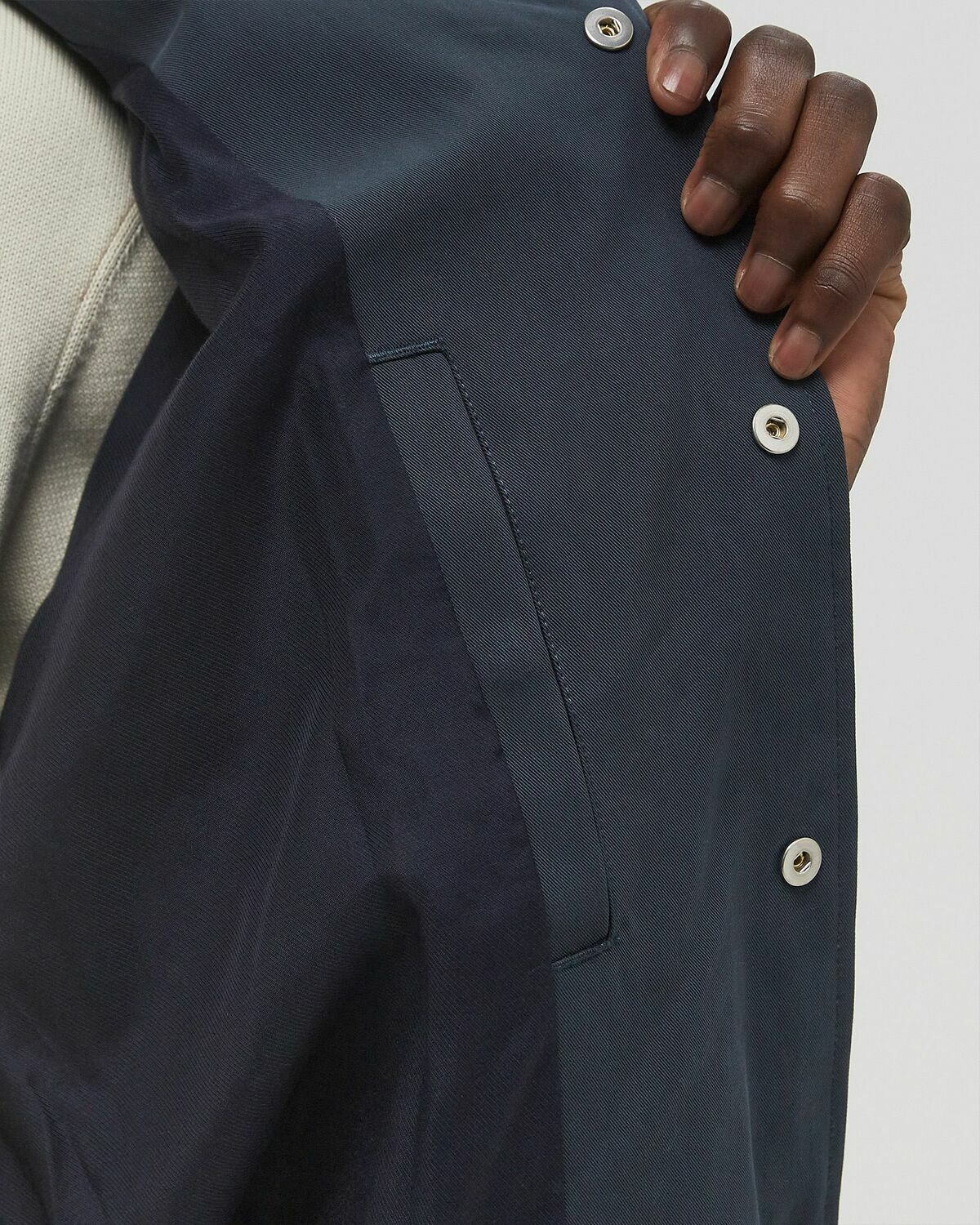 Maison Kitsune TEDDY BLOUSON Blue Mens Bomber Jacket