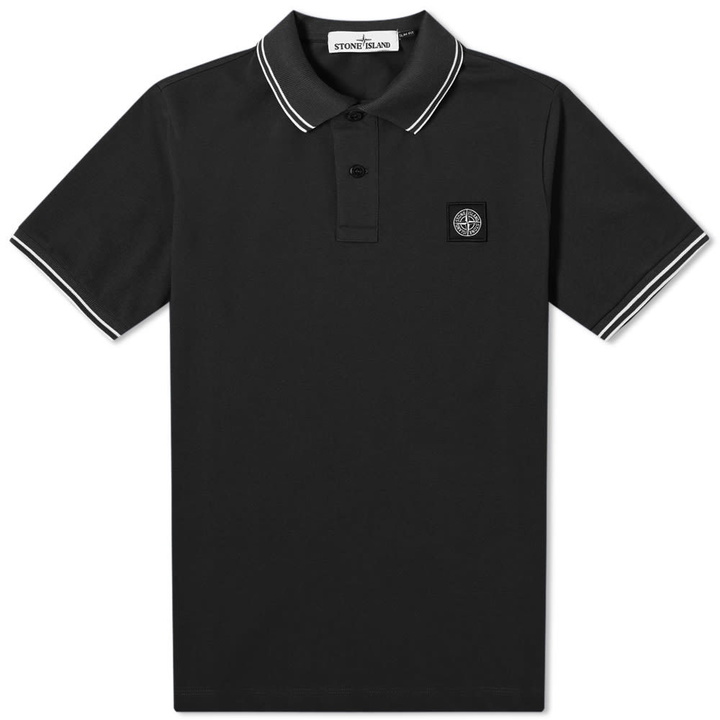 Photo: Stone Island Stretch Pique Tipped Polo