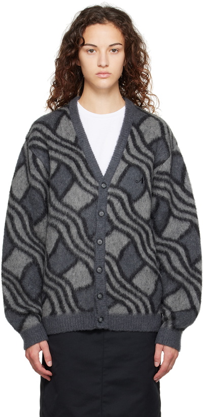 Photo: Awake NY Gray Wavy Cardigan