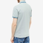 Fred Perry Men's Original Twin Tipped Polo Shirt in Blue/Mint