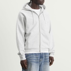 Dime Men's Classic Small Logo Zip Hoodie in Ash