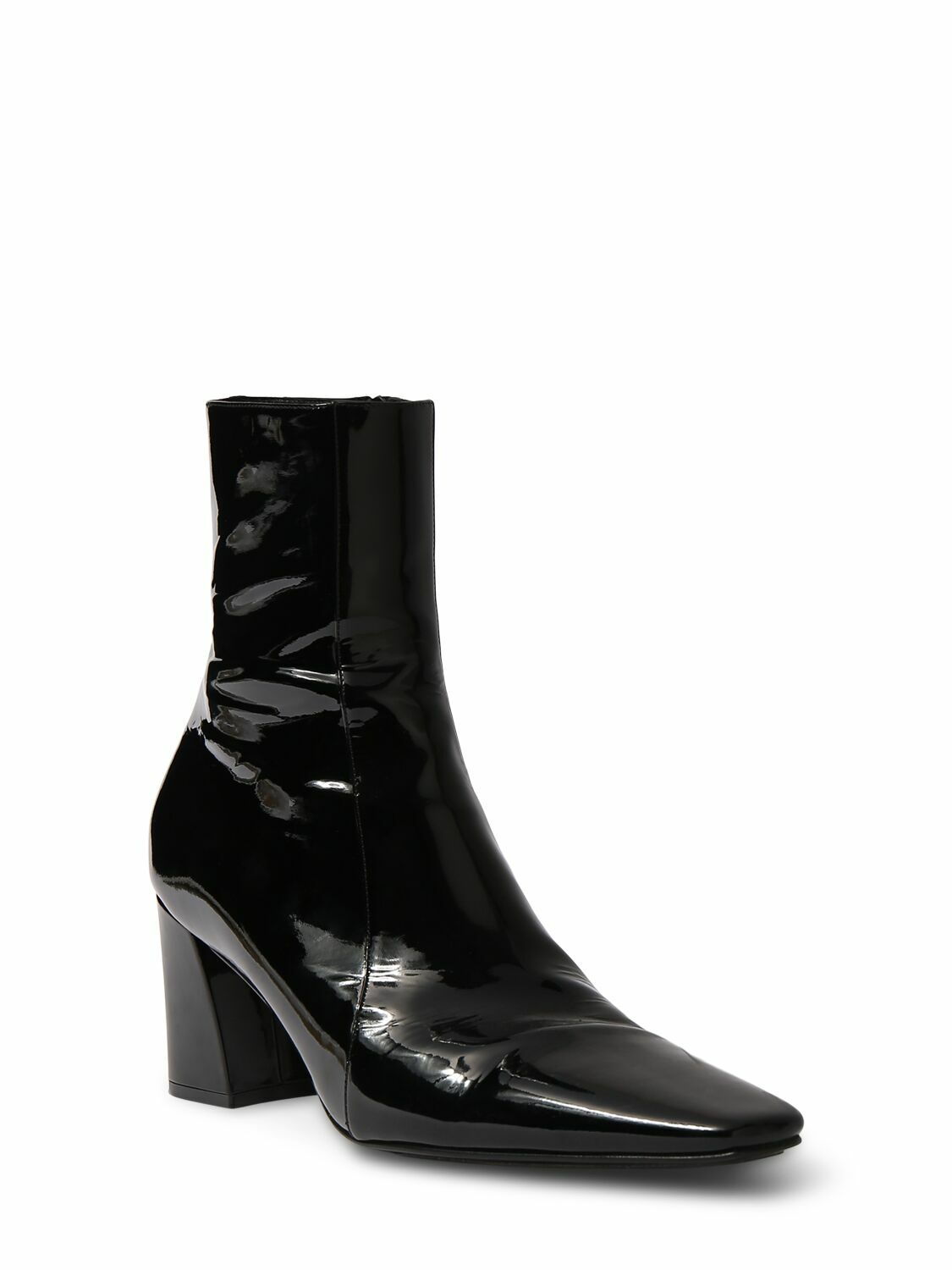 SAINT LAURENT - Rainer 75 Leather Zipped Boots Saint Laurent