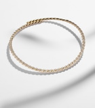 David Yurman Sculpted Cable Flex 18kt gold (750/1000) choker with diamonds