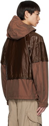 C.P. Company Brown Hooded Jacket