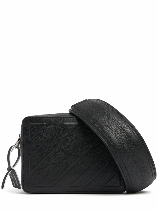 Photo: OFF-WHITE Diagonal Leather Camera Bag