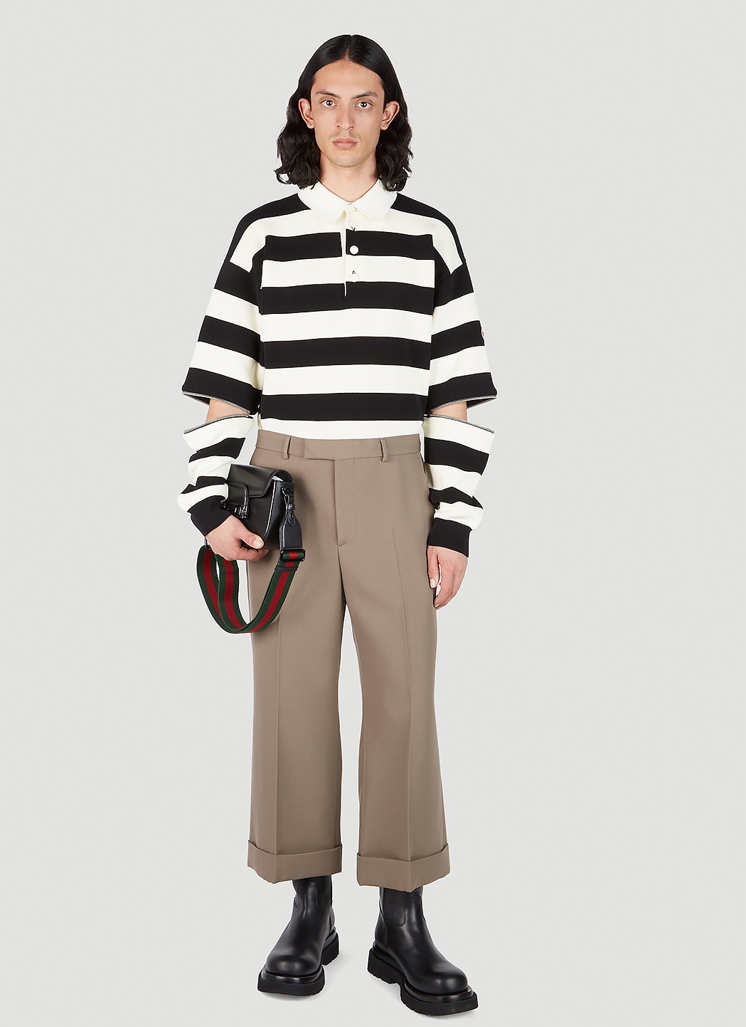 Gucci Cropped Wide Leg Pants Gucci