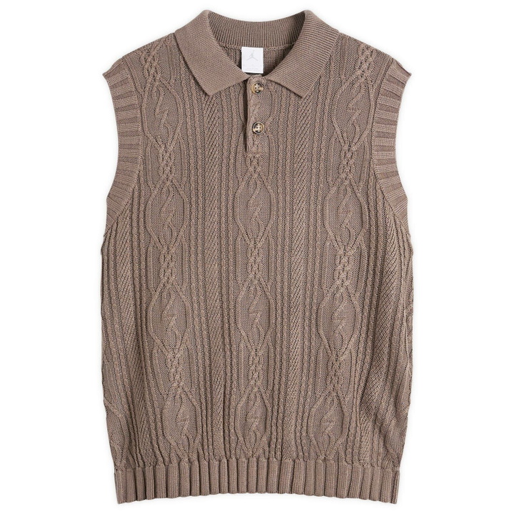 Photo: Air Jordan Men's Golf Vest in Olive Grey