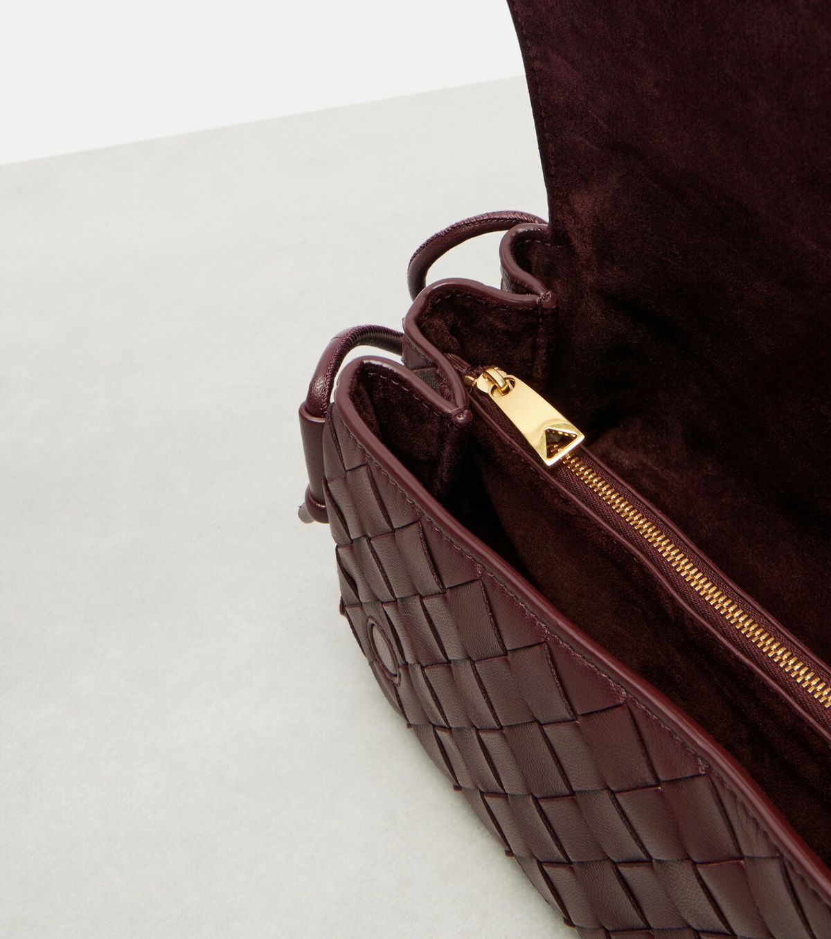 Bottega Veneta Notturno Intrecciato leather crossbody bag