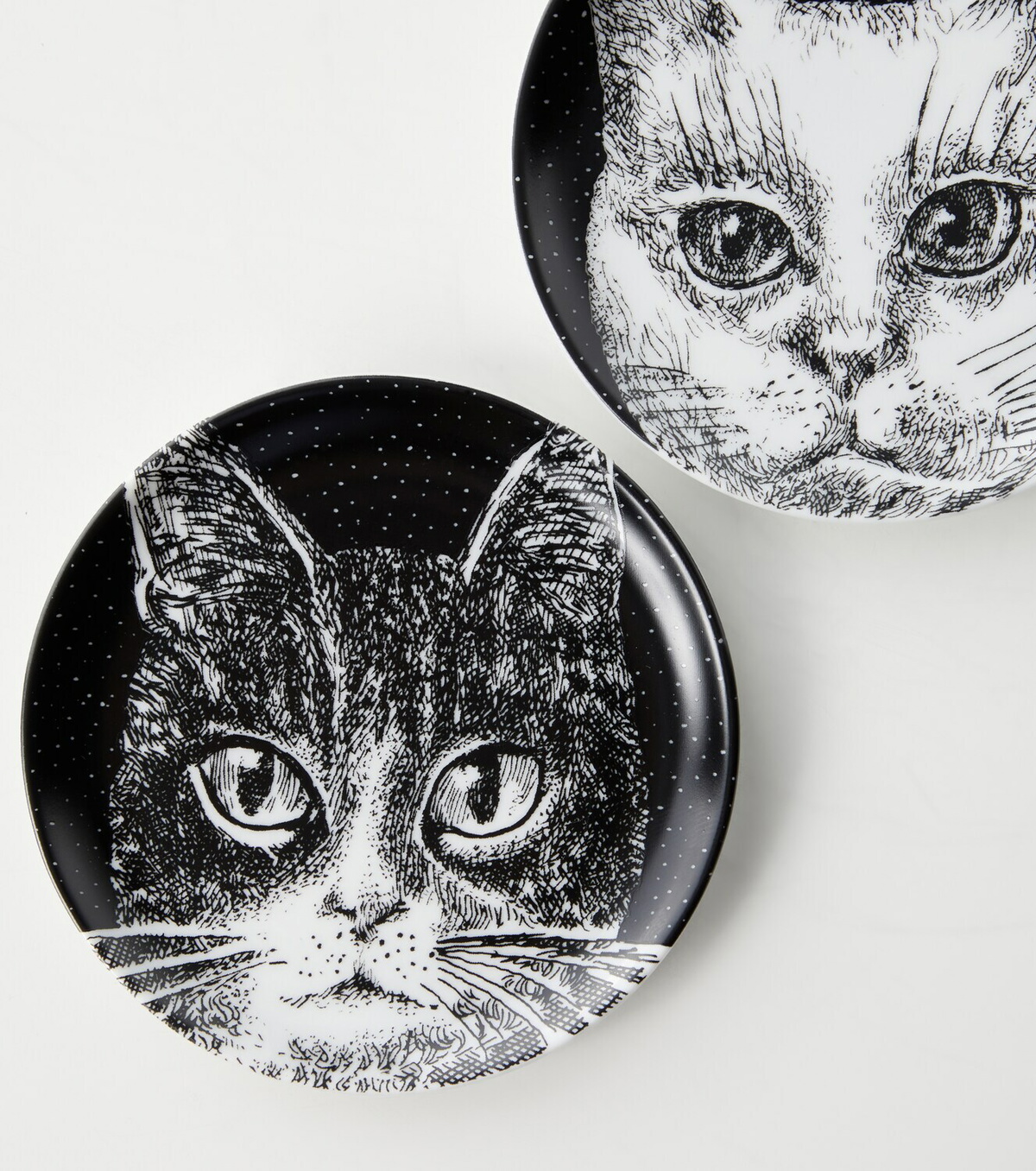 Fornasetti High Fidelity set of 6 porcelain coasters