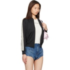 Palm Angels Black Classic Logo Track Bomber Jacket