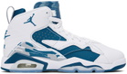 Nike Jordan Big Kids White & Blue Jumpman MVP Sneakers