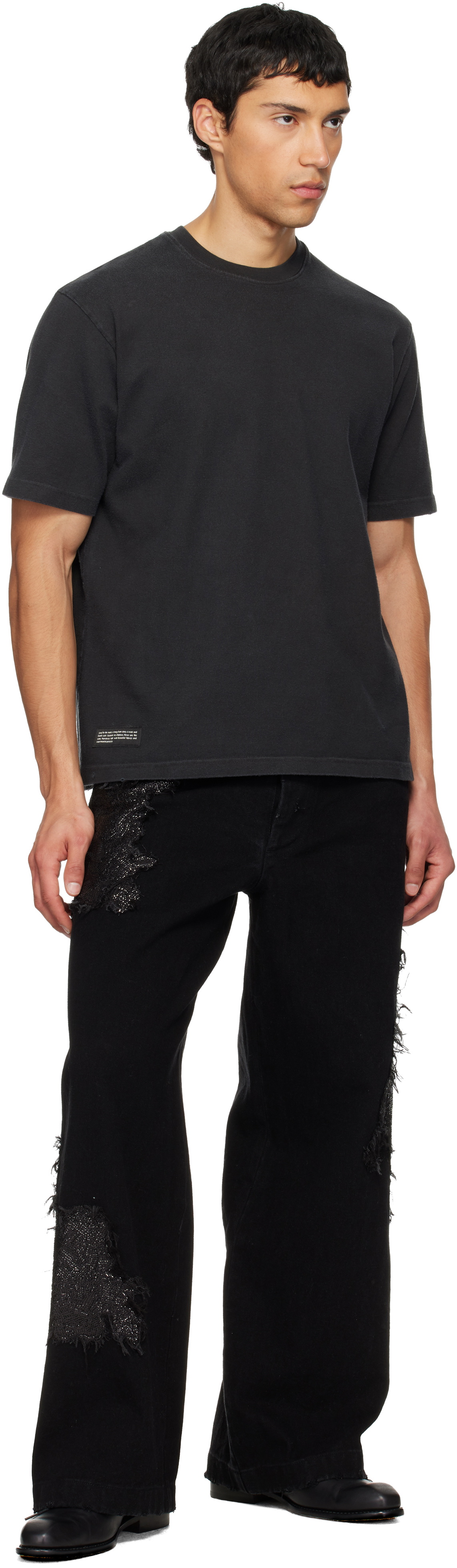 Song for the Mute Black TKL Edition Faded Jeans