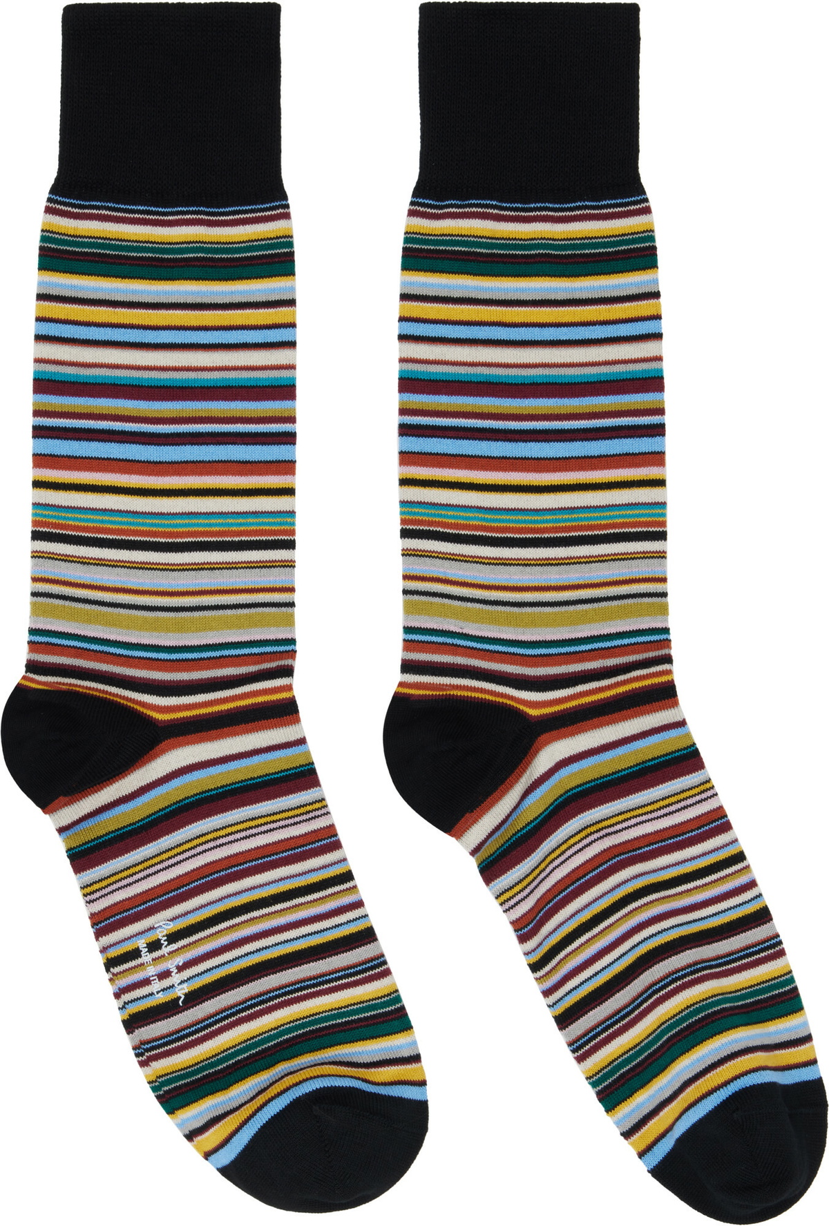Paul Smith Three-Pack Multicolor 'Artist Stripe' Socks