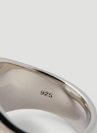 Oval Open Ring in Silver