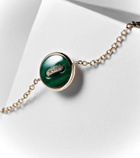Pomellato Pom Pom Dot 18kt rose gold chain bracelet with gemstones