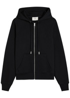 Ami Paris Hooded Cotton Sweatshirt Black