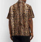 Neighborhood - Camp-Collar Leopard-Print Faux Fur Shirt - Leopard print