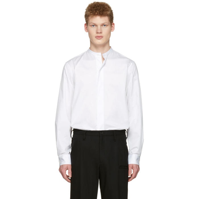 Photo: Lemaire White Officer Collar Shirt