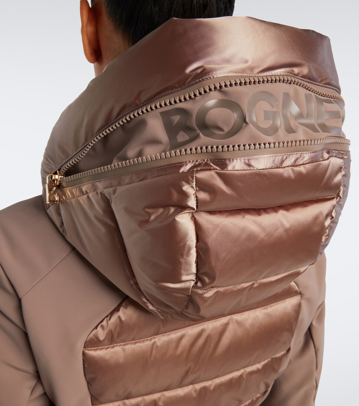 Bogner Elva belted hooded ski jacket