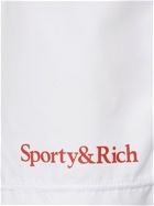 SPORTY & RICH Serif Logo Sport Shorts