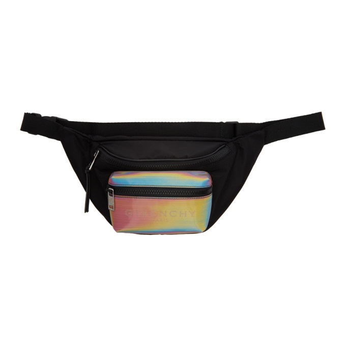 Photo: Givenchy Black Light 3 Rainbow Belt Bag