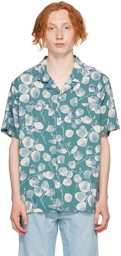 Levi's Blue Graphic Camper Short Sleeve Shirt