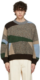 Eckhaus Latta Multicolor Colorblocked Ab-Ex Sweater