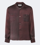 Maison Margiela Paisley satin shirt