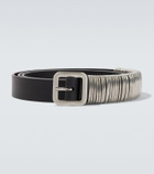Jil Sander Embellished leather belt