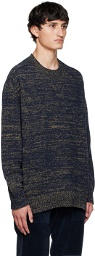 nanamica Navy Marled Sweater