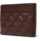 Berluti - Quilted Leather Billfold Wallet - Men - Brown