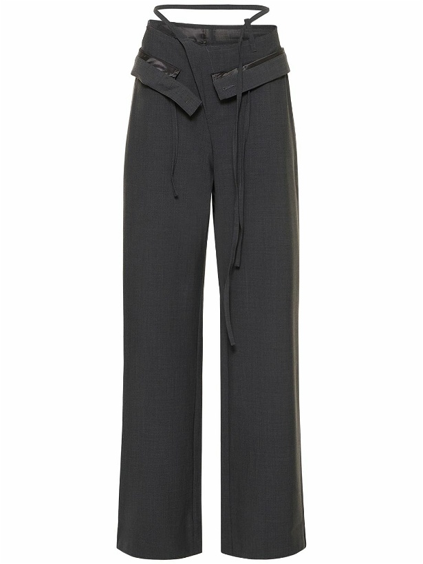 Photo: OTTOLINGER Double Fold Wool Blend Suit Pants