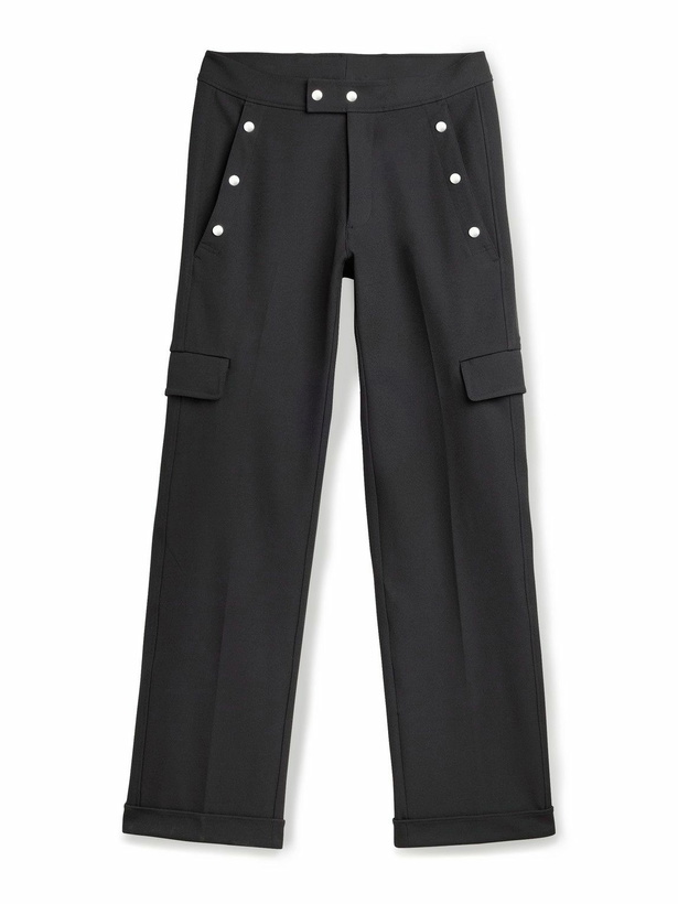 Photo: adidas Originals - Wales Bonner Sailor Straight-Leg Recycled-Shell Cargo Trousers - Black