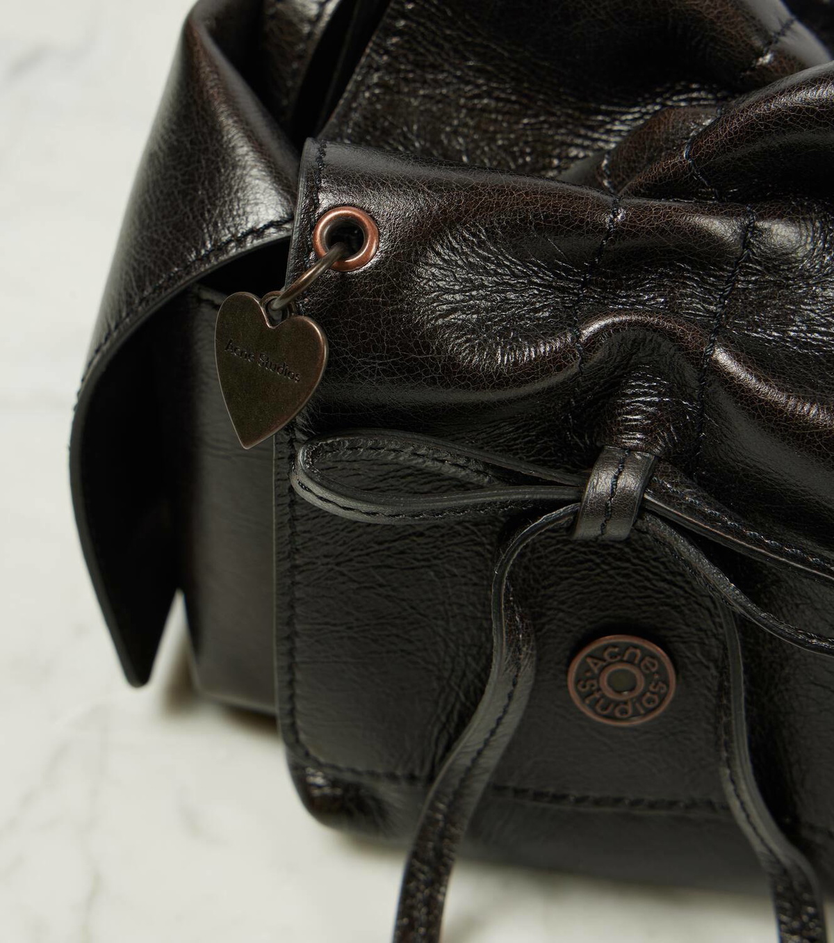 Acne Studios Multipocket Mini leather tote bag