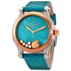 Chopard Happy Fish Automatic Blue Mother of Pearl Dial Ladies Watch 278578-6001