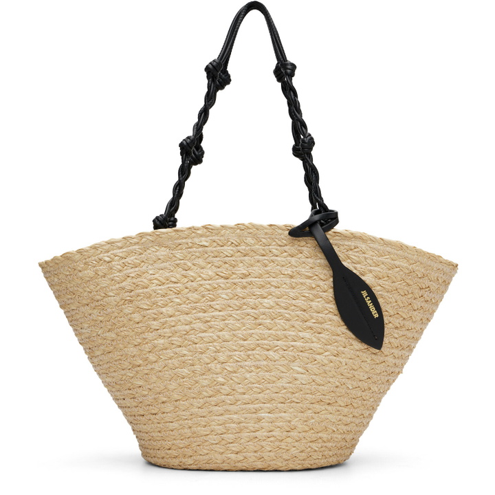 Photo: Jil Sander Beige Small Tangle Bucket Tote