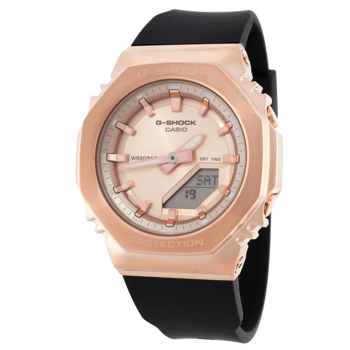 Photo: Casio G-Shock Alarm World Time Quartz Analog-Digital Ladies Watch GM-S2110PG-1A4DR